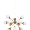 Hängeleuchten-KARE Design Hangeleuchte Bulb Fiction 12 Brass O102Cm