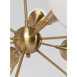 Hängeleuchten-KARE Design Hangeleuchte Bulb Fiction 12 Brass O102Cm