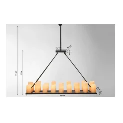 Hängeleuchten-KARE Design Hangeleuchte Candle Light 20Er