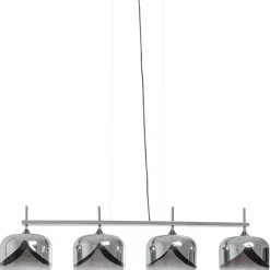 Hängeleuchten-KARE Design Hangeleuchte Chrome Goblet Quattro O25Cm