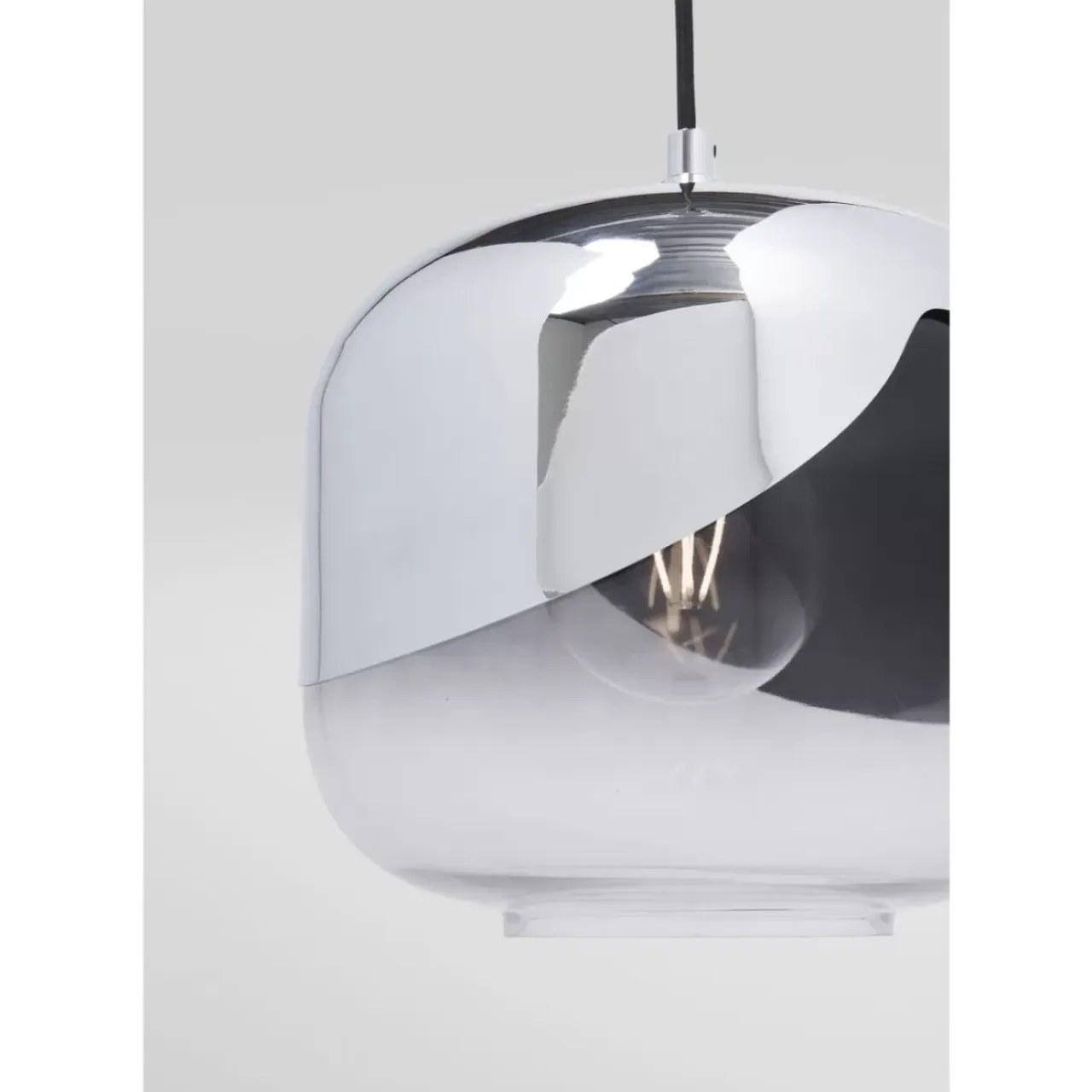 Hängeleuchten-KARE Design Hangeleuchte Chrome Goblet O25Cm