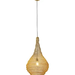 Hängeleuchten-KARE Design Hangeleuchte Cocoon Gold O41Cm