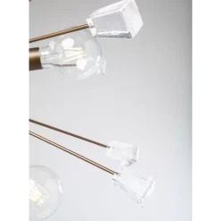 Hängeleuchten-KARE Design Hangeleuchte Crystal Bomb Brass O93Cm