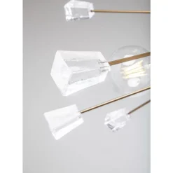 Hängeleuchten-KARE Design Hangeleuchte Crystal Bomb Brass O93Cm