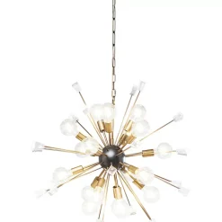 Hängeleuchten-KARE Design Hangeleuchte Crystal Bomb Brass O93Cm