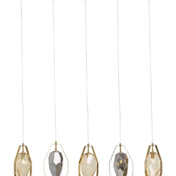 Hängeleuchten-KARE Design Hangeleuchte Diamond Fever Dining Brass 110Cm