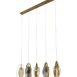 Hängeleuchten-KARE Design Hangeleuchte Diamond Fever Dining Brass 110Cm