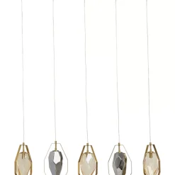 Hängeleuchten-KARE Design Hangeleuchte Diamond Fever Dining Brass 110Cm