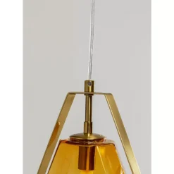Hängeleuchten-KARE Design Hangeleuchte Diamond Fever Dining Brass 17Cm