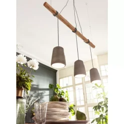 Hängeleuchten-KARE Design Hangeleuchte Dining Concrete Tre