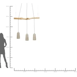 Hängeleuchten-KARE Design Hangeleuchte Dining Concrete Tre