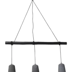 Hängeleuchten-KARE Design Hangeleuchte Dining Concrete Schwarz Tre