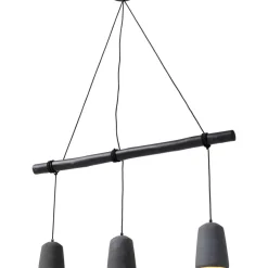 Hängeleuchten-KARE Design Hangeleuchte Dining Concrete Schwarz Tre