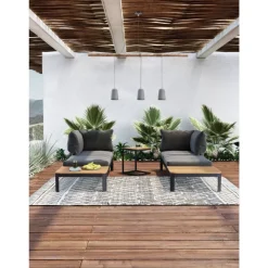Hängeleuchten-KARE Design Hangeleuchte Dining Concrete Schwarz Tre
