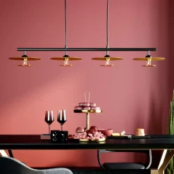 Hängeleuchten-KARE Design Hangeleuchte Disc Dining Quattro