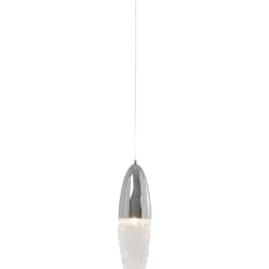 Hängeleuchten-KARE Design Hangeleuchte Frozen Chrome O17Cm