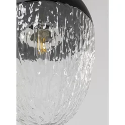 Hängeleuchten-KARE Design Hangeleuchte Frozen Schwarz Matt O20Cm