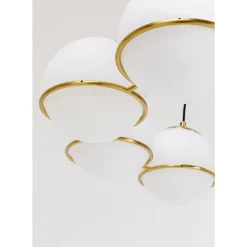 Hängeleuchten-KARE Design Hangeleuchte Globes Gold