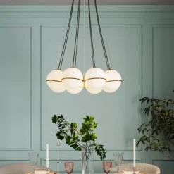 Hängeleuchten-KARE Design Hangeleuchte Globes Gold