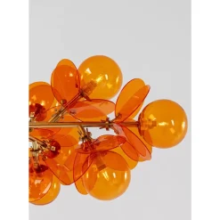 Hängeleuchten-KARE Design Hangeleuchte Globo Amber 79Cm