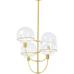 Hängeleuchten-KARE Design Hangeleuchte Lantern 4Er Brass