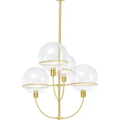 Hängeleuchten-KARE Design Hangeleuchte Lantern 4Er Brass
