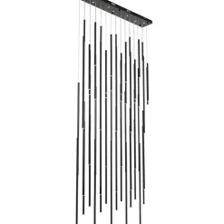 Hängeleuchten-KARE Design Hangeleuchte Living Vegas Deluxe Schwarz Matt Led