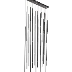 Hängeleuchten-KARE Design Hangeleuchte Living Vegas Deluxe Schwarz Matt Led