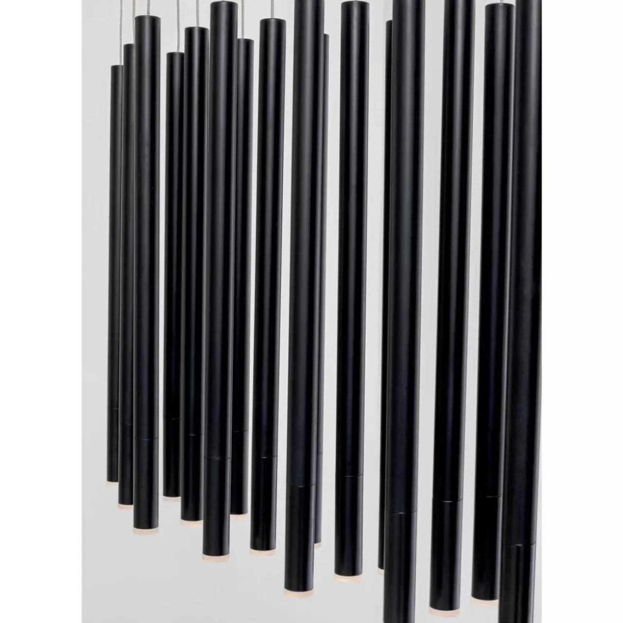 Hängeleuchten-KARE Design Hangeleuchte Living Vegas Schwarz Matt Led 120Cm