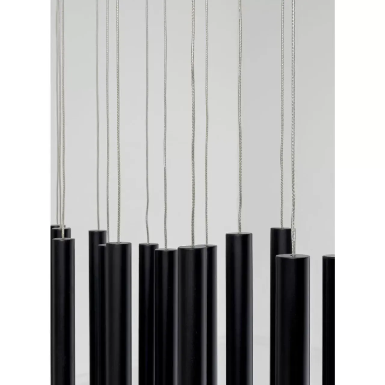 Hängeleuchten-KARE Design Hangeleuchte Living Vegas Schwarz Matt Led 120Cm