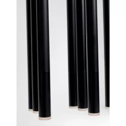 Hängeleuchten-KARE Design Hangeleuchte Living Vegas Schwarz Matt Led 120Cm