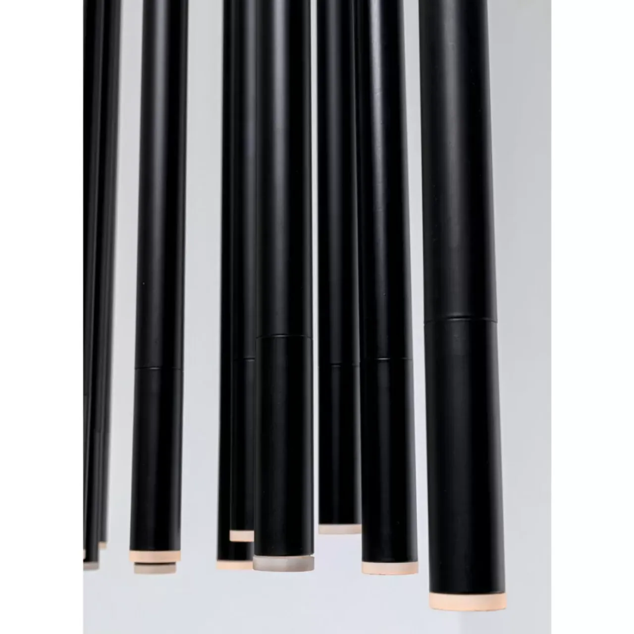 Hängeleuchten-KARE Design Hangeleuchte Living Vegas Schwarz Matt Led 120Cm