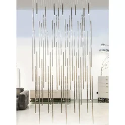 Hängeleuchten-KARE Design Hangeleuchte Living Vegas Deluxe Chrome Led