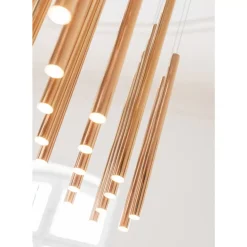 Hängeleuchten-KARE Design Hangeleuchte Living Vegas Brass Led
