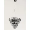 Hängeleuchten-KARE Design Hangeleuchte Mariposa Three Circle Schwarz Smoke