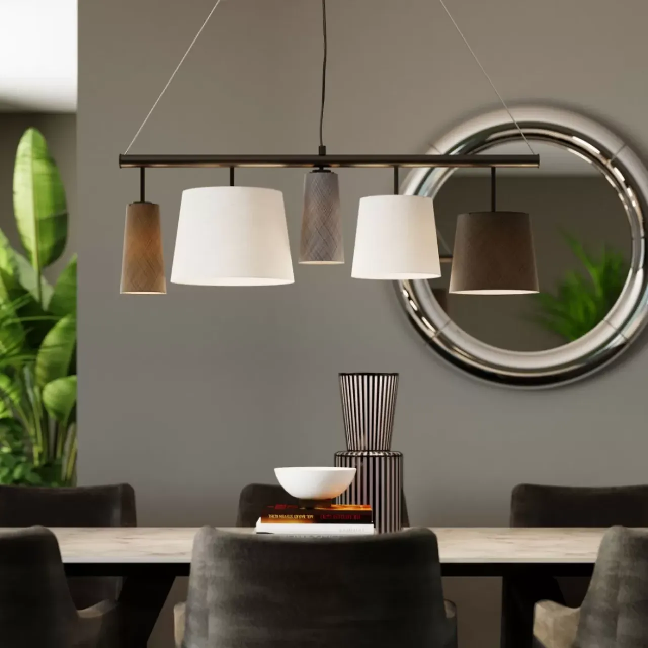 Hängeleuchten-KARE Design Hangeleuchte Parecchi Black 100