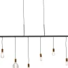 Hängeleuchten-KARE Design Hangeleuchte Pole Black Six