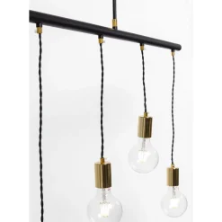 Hängeleuchten-KARE Design Hangeleuchte Pole Black Six