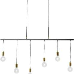 Hängeleuchten-KARE Design Hangeleuchte Pole Black Six