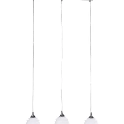 Hängeleuchten-KARE Design Hangeleuchte Ruffle Dining Weis