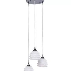 Hängeleuchten-KARE Design Hangeleuchte Ruffle Weis O 37Cm