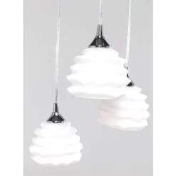 Hängeleuchten-KARE Design Hangeleuchte Ruffle Weis O 37Cm