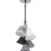 Hängeleuchten-KARE Design Hangeleuchte Saloon Ornament B&W 5Er