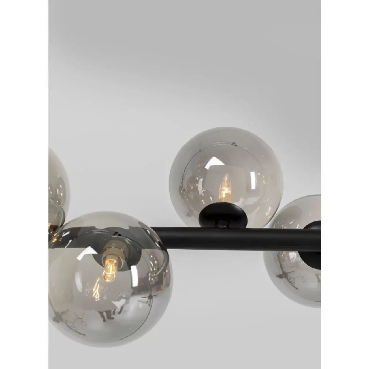Hängeleuchten-KARE Design Hangeleuchte Scala Balls Schwarz 150Cm