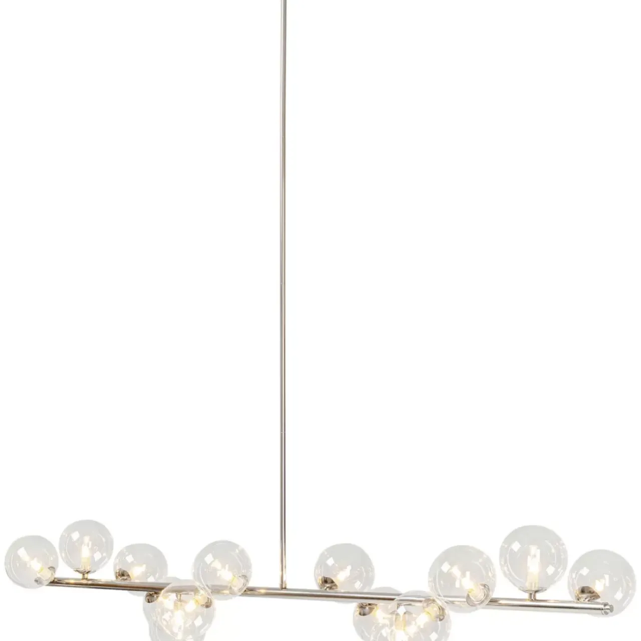 Hängeleuchten-KARE Design Hangeleuchte Scala Balls Chrome 150Cm