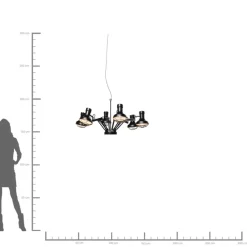 Hängeleuchten-KARE Design Hangeleuchte Spider Multi 6Er