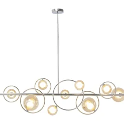 Hängeleuchten-KARE Design Hangeleuchte Universe Chrom 110Cm