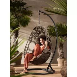 Outdoormöbel-KARE Design Hangesessel Ibiza Braun