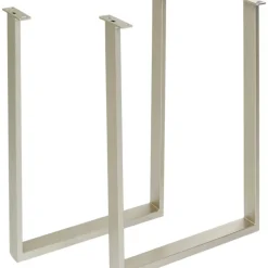 Tische-KARE Design Hochgestell Tavola Silber (2/Set)