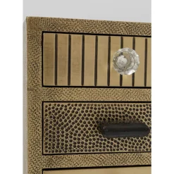 Kommoden & Sideboards-KARE Design Hochkommode Chalet Gold 13 Schube